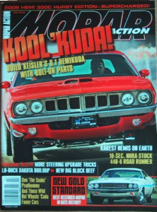 MOPAR ACTION 2009 FEB - HOT WHEELS, MAX POLARA, 300C, RARE HEMIS, 440-6 RR